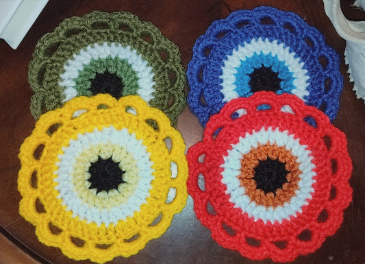 Evil Eye Coaster Set