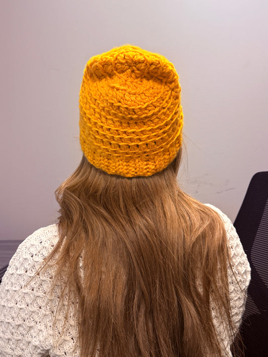 Yellow Slouch Beanie