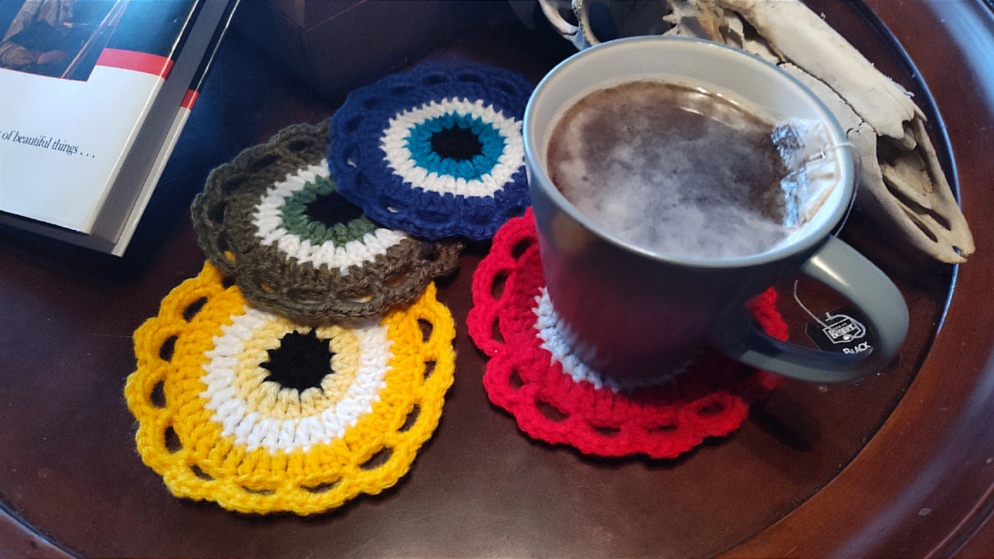 Evil Eye Coaster Set